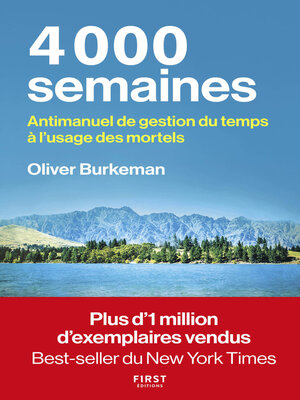 cover image of 4000 semaines--Anti-manuel de gestion du temps à l'usage des mortels